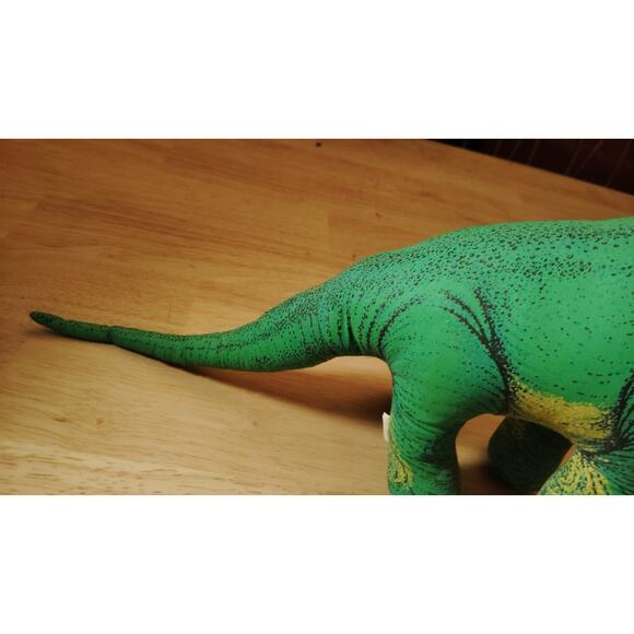 Vintage Phoenix Stuffed Dinosaur Plush Great American Fun Brontosaurus 1991 21" - Picture 6 of 8